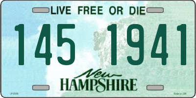 NH license plate 1451941
