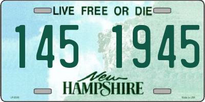 NH license plate 1451945