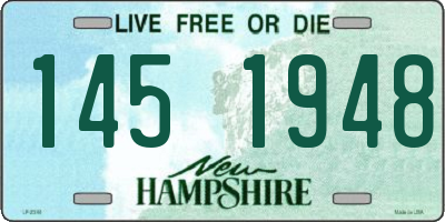 NH license plate 1451948