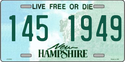 NH license plate 1451949