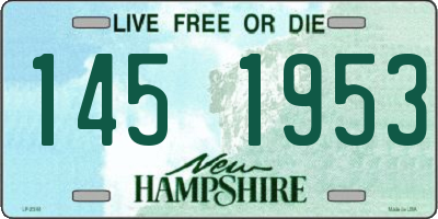NH license plate 1451953