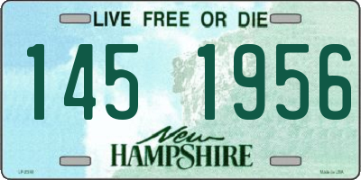 NH license plate 1451956
