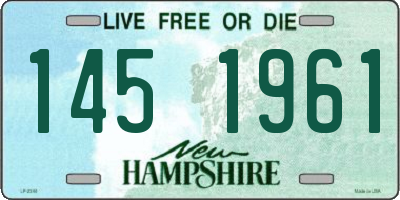 NH license plate 1451961