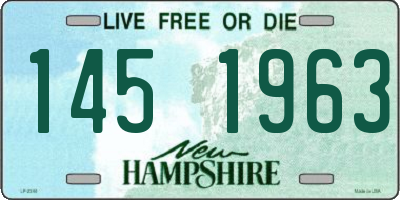 NH license plate 1451963