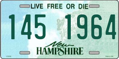 NH license plate 1451964