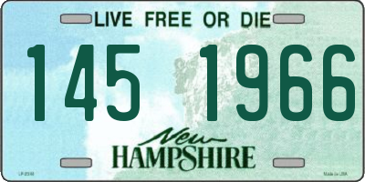 NH license plate 1451966