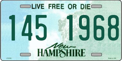 NH license plate 1451968