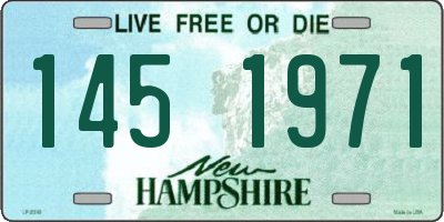 NH license plate 1451971