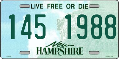NH license plate 1451988