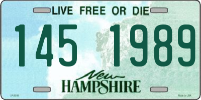 NH license plate 1451989