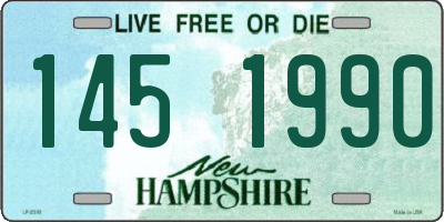 NH license plate 1451990