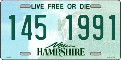 NH license plate 1451991