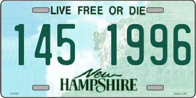 NH license plate 1451996