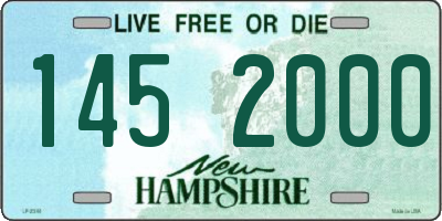 NH license plate 1452000