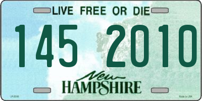 NH license plate 1452010