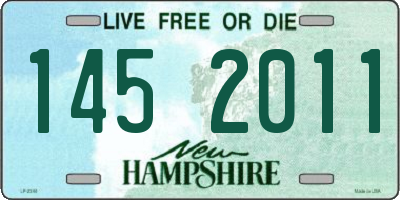 NH license plate 1452011