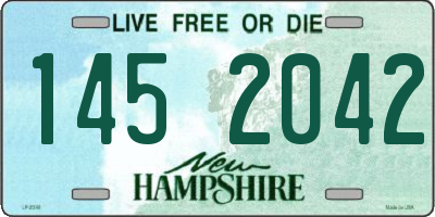 NH license plate 1452042