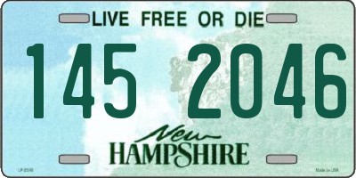 NH license plate 1452046