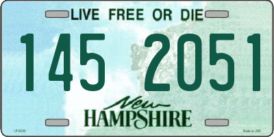 NH license plate 1452051