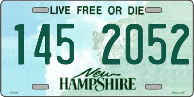 NH license plate 1452052