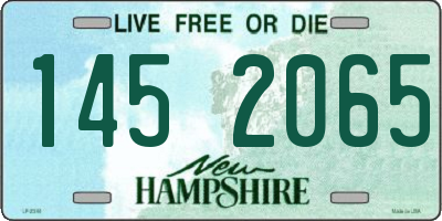 NH license plate 1452065