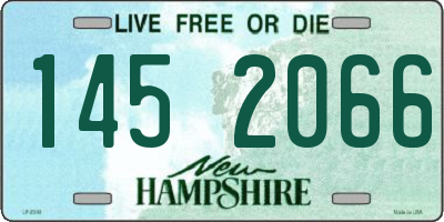 NH license plate 1452066