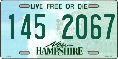 NH license plate 1452067