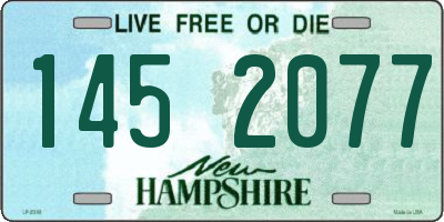 NH license plate 1452077