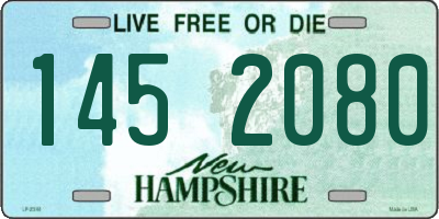 NH license plate 1452080