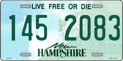 NH license plate 1452083