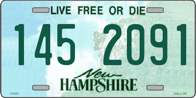 NH license plate 1452091