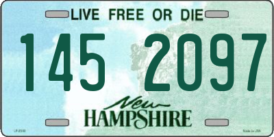 NH license plate 1452097