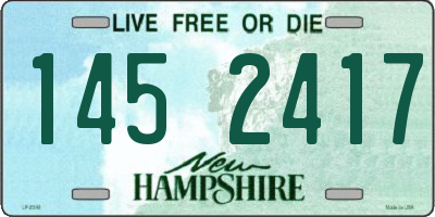 NH license plate 1452417