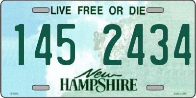 NH license plate 1452434