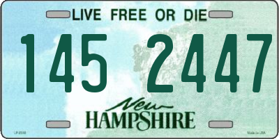 NH license plate 1452447