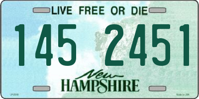 NH license plate 1452451