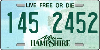NH license plate 1452452