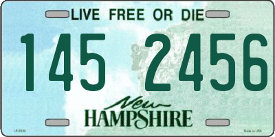 NH license plate 1452456
