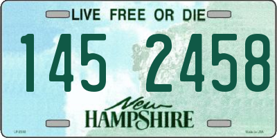 NH license plate 1452458