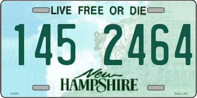 NH license plate 1452464