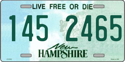 NH license plate 1452465