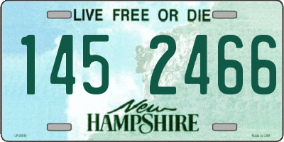 NH license plate 1452466