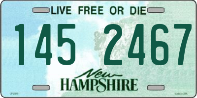 NH license plate 1452467