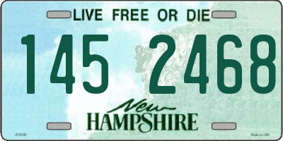 NH license plate 1452468