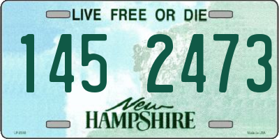 NH license plate 1452473