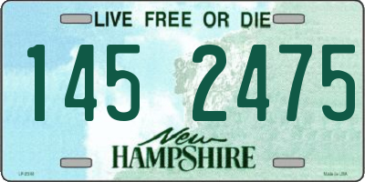 NH license plate 1452475