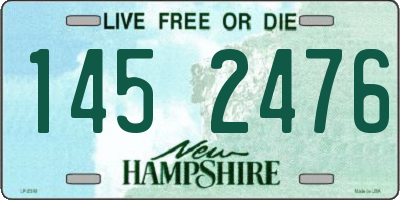 NH license plate 1452476