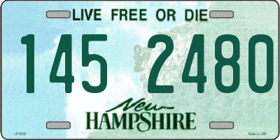 NH license plate 1452480