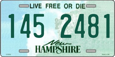 NH license plate 1452481