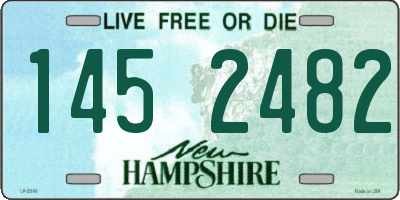 NH license plate 1452482
